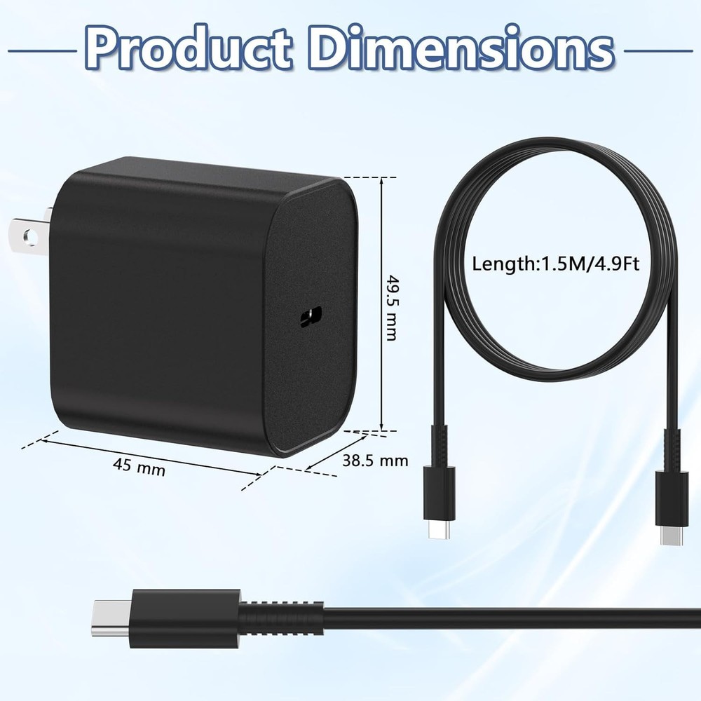 Replacement 60W AC Adapter for Nintendo Switch OLED Model - PD3.0 Fast Charging