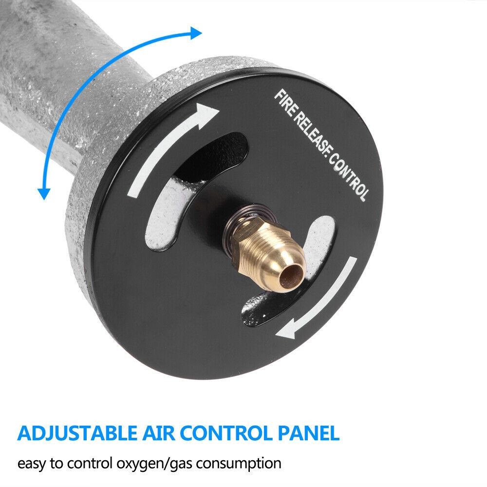 Round Portable Propane 200,000 BTU Outdoor/Indoor Burner Camp Stove BBQ Black