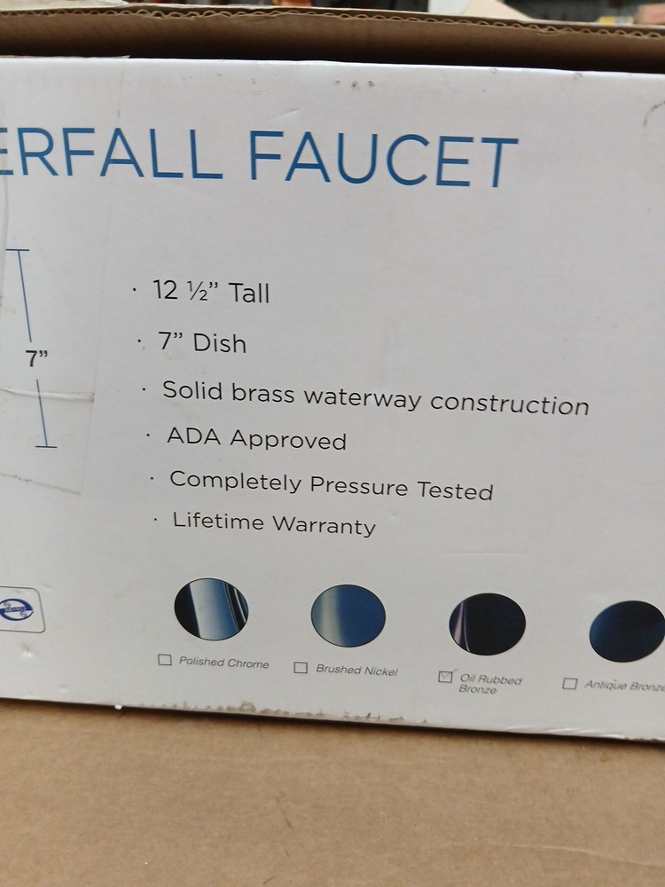 Aurora Single Handle Waterfall Faucet