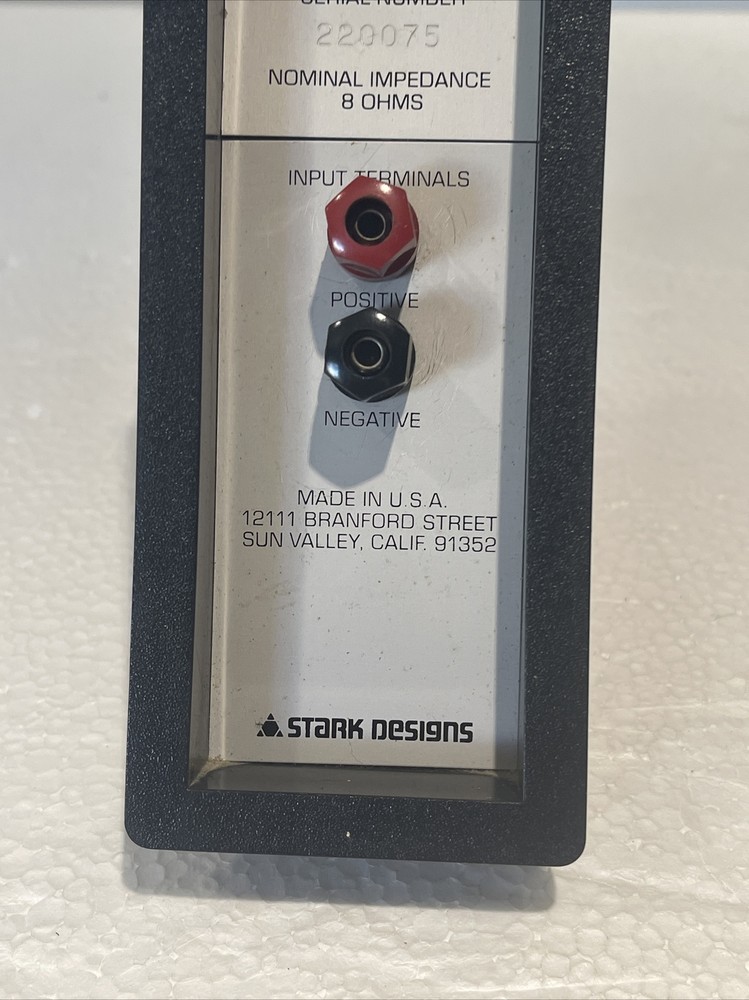 Stark designs SR-2 Input Terminals