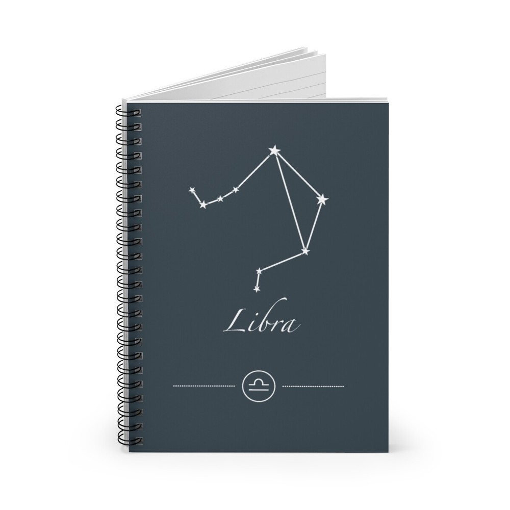 LIBRA Zodiac Constellation Writing Journal Diary Notebook Birthday Gift