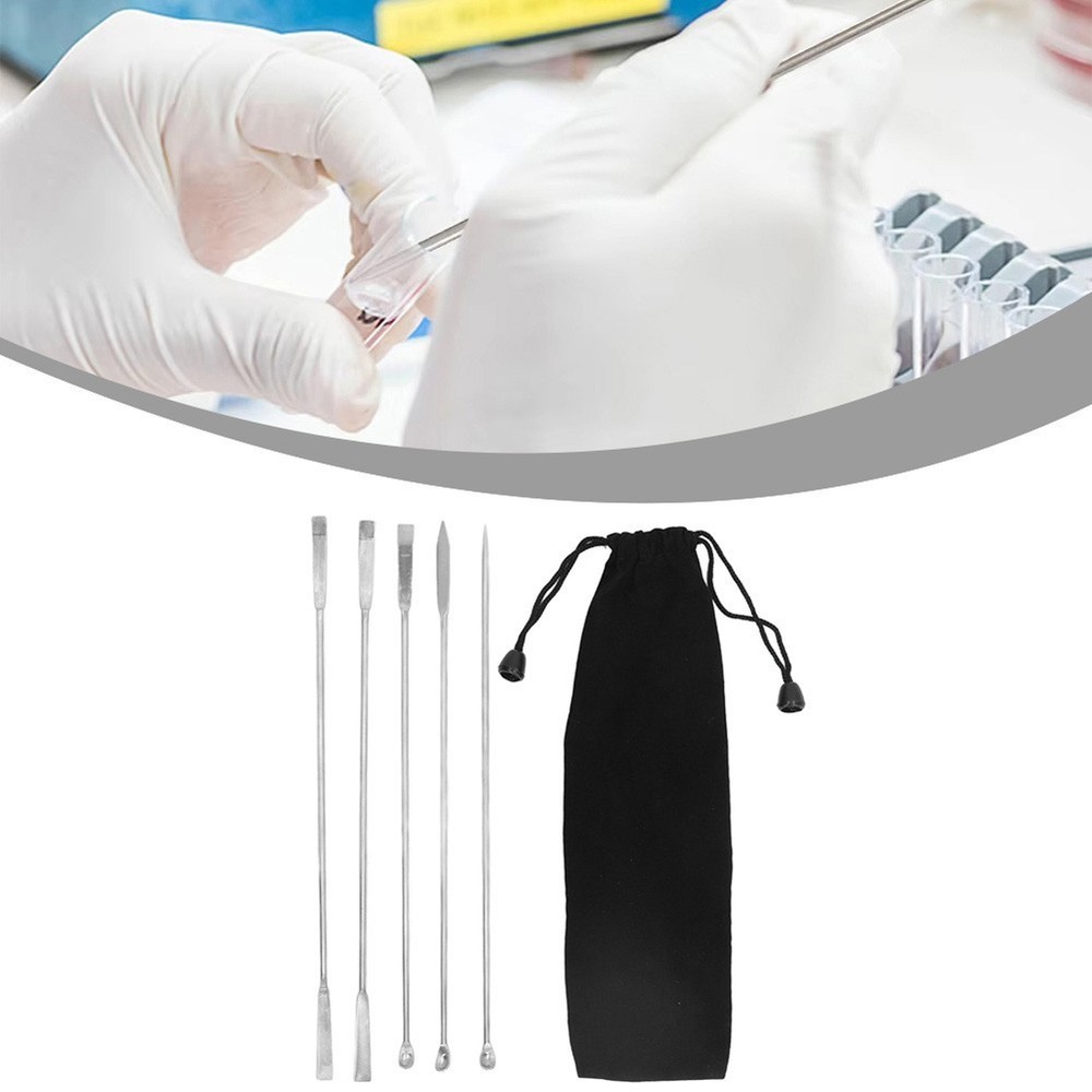 Measuring For Laboratory Spatulas For Sampling Convenient For Deeper Bottles