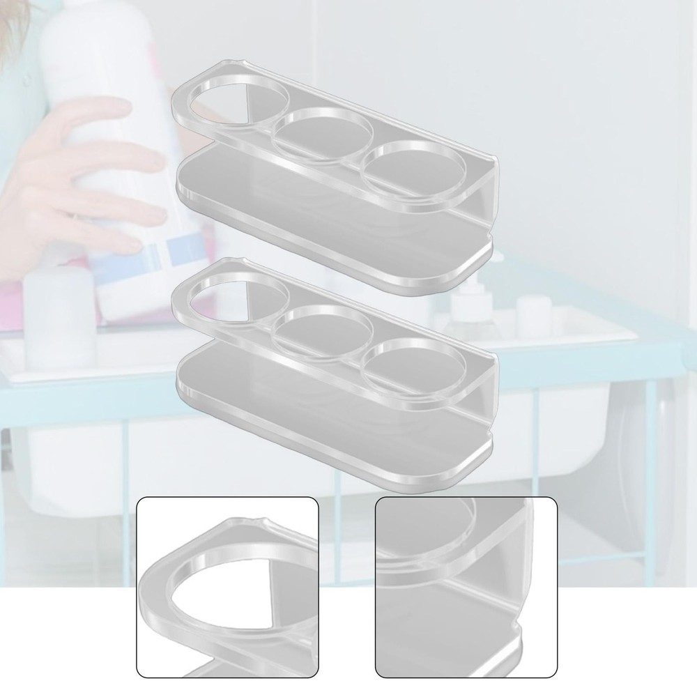 2x Insulin Storage Boxes Protector Stands Space Saving Acrylic Daily Use Bottle