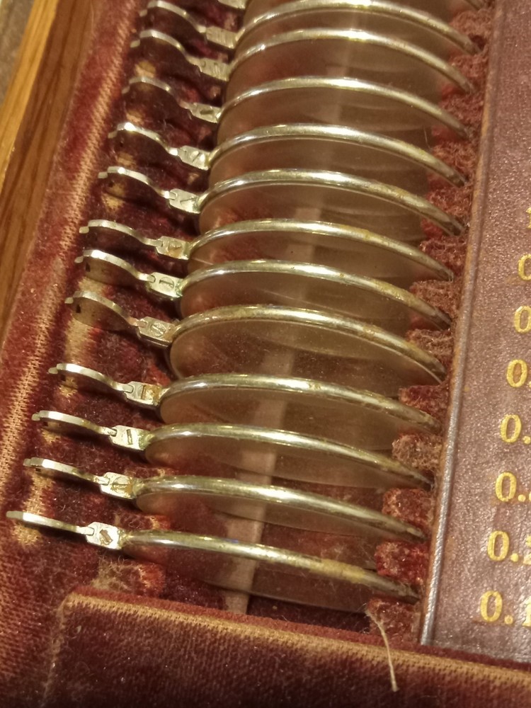 Antique Optical Optometry Eye Exam Testing Kit