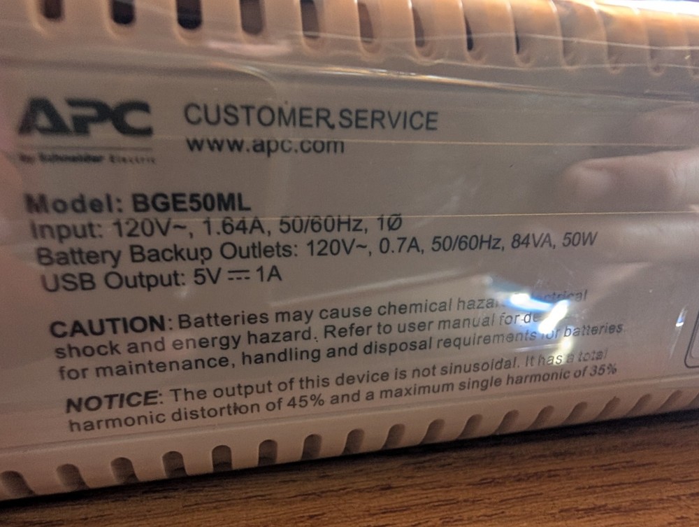 APC Back-UPS Connect 50 Lithium Ion Network BGE50ML
