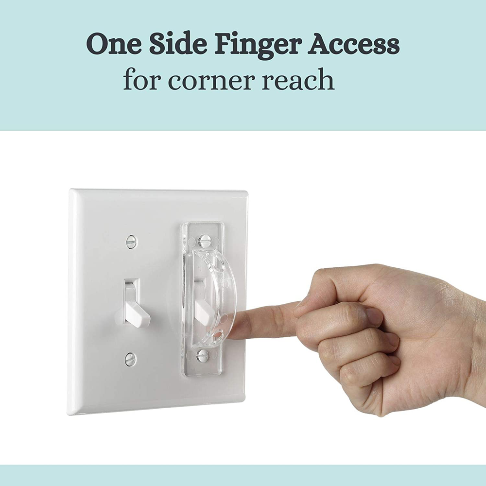 6 Pack Light Switch Guard Cover Light Switch Blocker Child Proof NEW