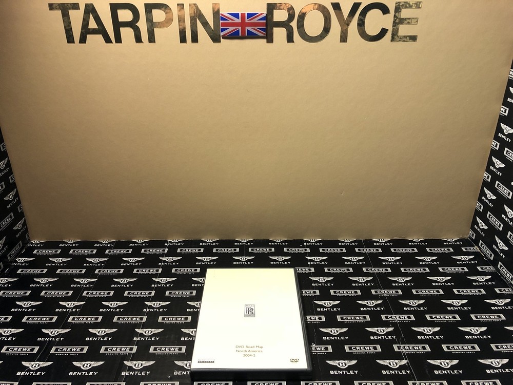 2004-2007 Rolls Royce Phantom Navigation DVD Map U.S Canada DVD Road Map
