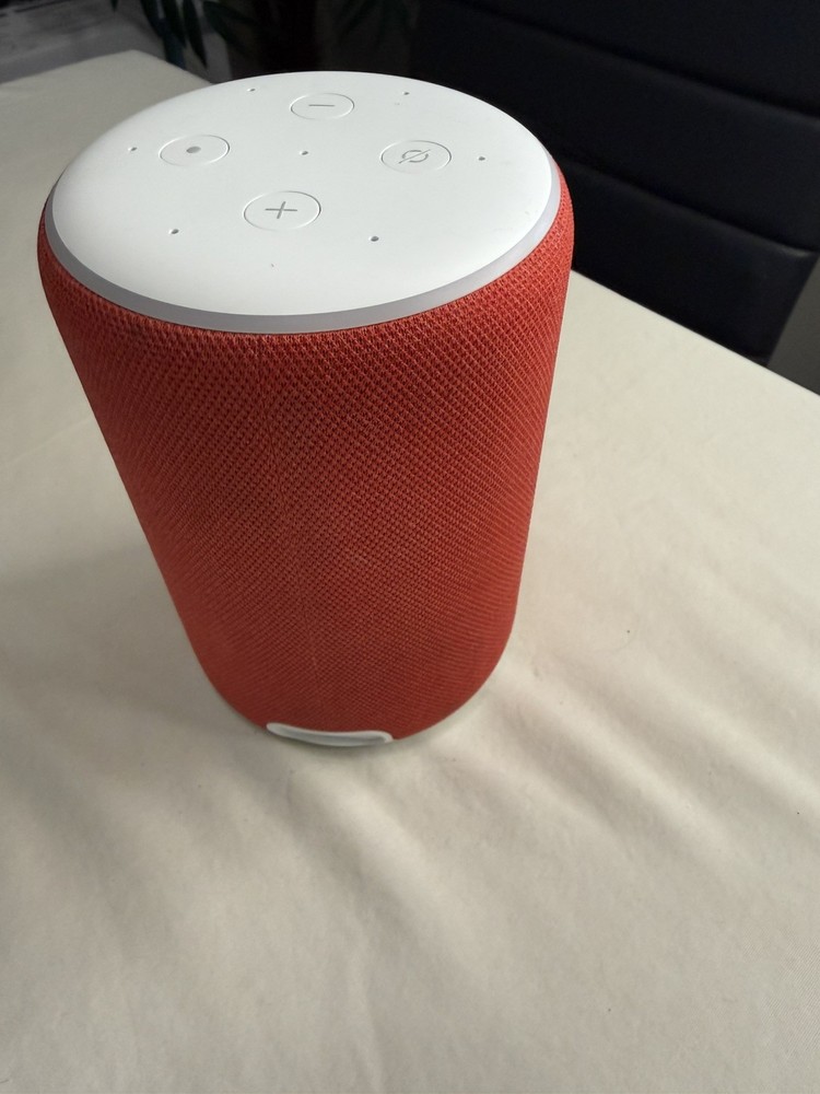 Amazon Echo 3rd Generation - Smart speaker with Alexa Red ‼️Without charger‼️