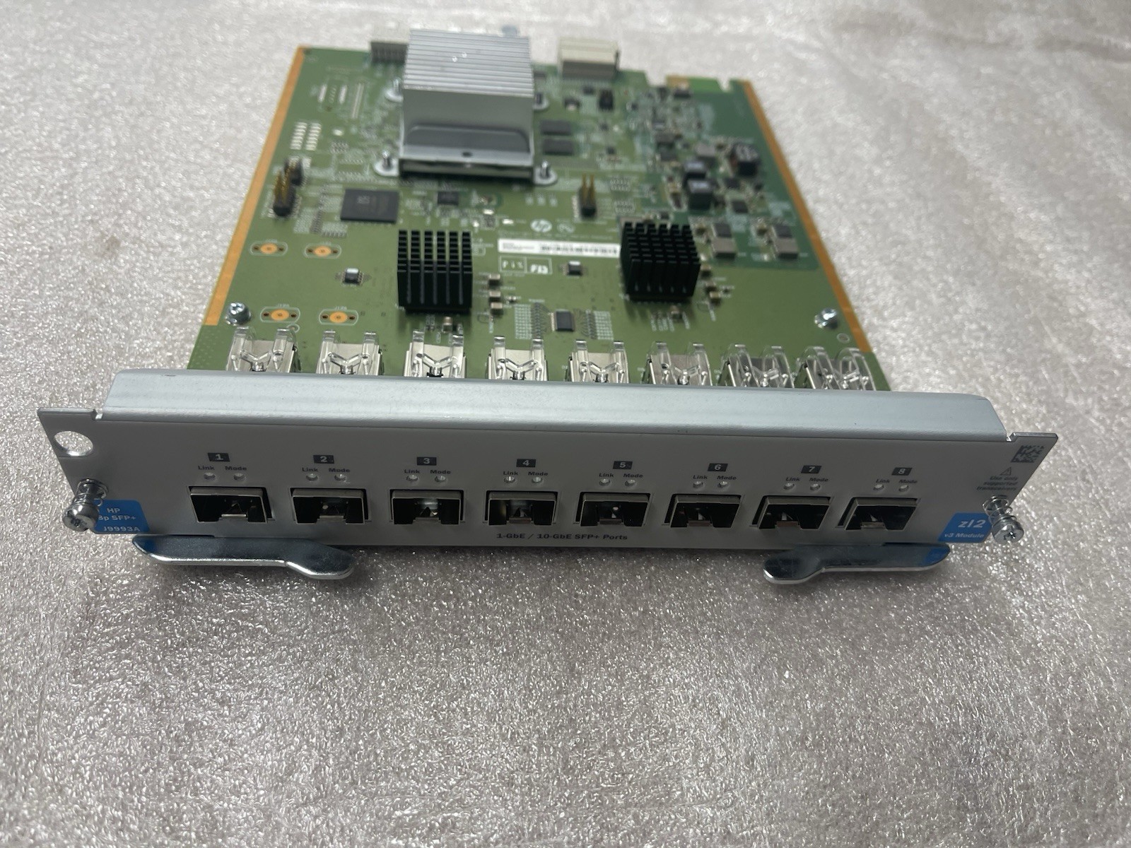 HPE Aruba 8x 10GbE SFP+ MACsec v3 zl2 Module J9993A Used