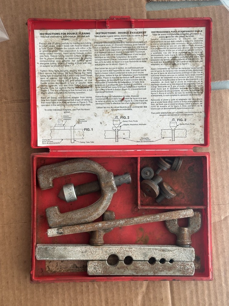 Vintage Used Double Flaring Tool Kit