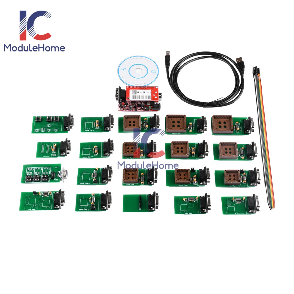 UPA USB Programmer with Full Adaptors Support NEC Function Software V1.3