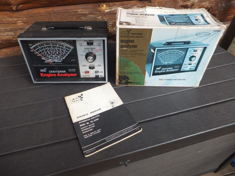 Sears Craftsman Professional Quality Engine 30 Test Analyzer,  28-21040 Untested