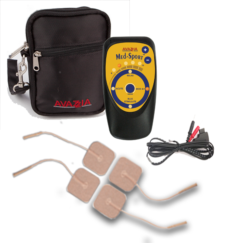 AVAZZIA MED SPORT KIT - 4 GREAT MODES - MICROCURRENT PAIN RELIEF- 2 YR WARRANTY