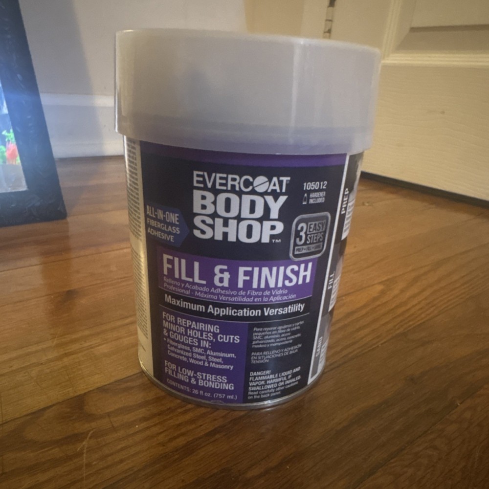 Evercoat Body Shop 105012 Fill &Finish Repairs Minor Holes, Guts,& Gouges