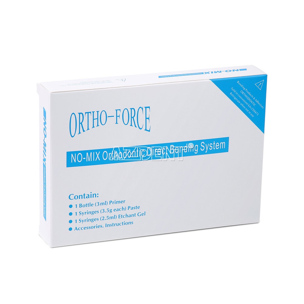 Dental Self-Cure/Light-Cure Orthodontic Adhesive Kit Primer Paste for Brackets