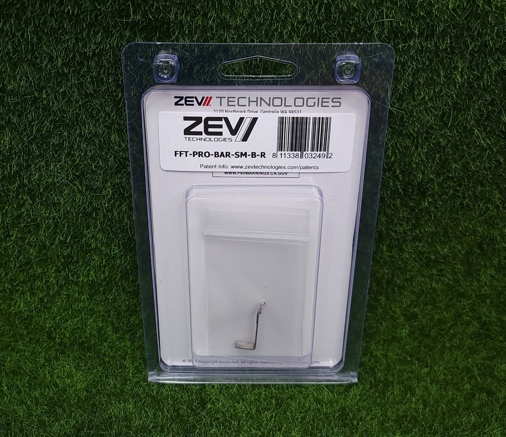 ZEV Pro Flat Face Trigger Bar & Connector Glock Gen 3/4 - FFT-PRO-BAR-SM-B-R