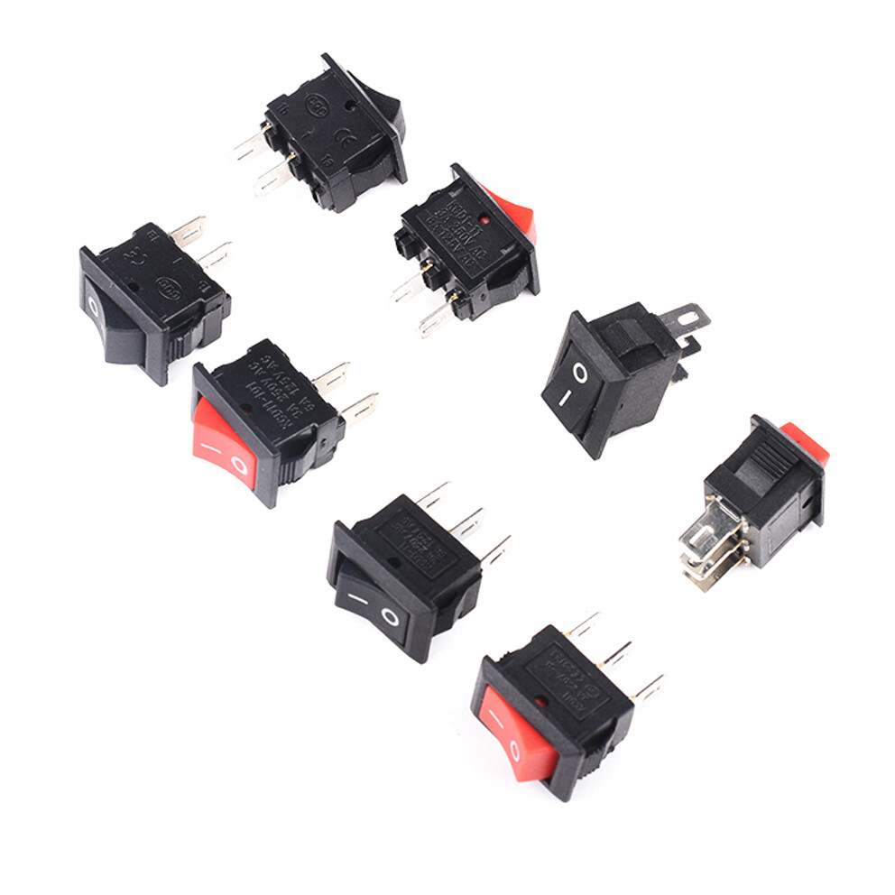 Rectangular Rocker Switch 2/3 Position SPST 125V 250V 6A/10A KCD1 ON OFF