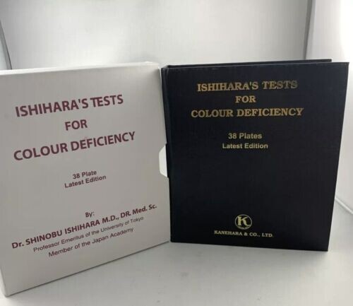 Ishihara Test Book For Color Blindness Eye Testing 3 DAY DELIVERY