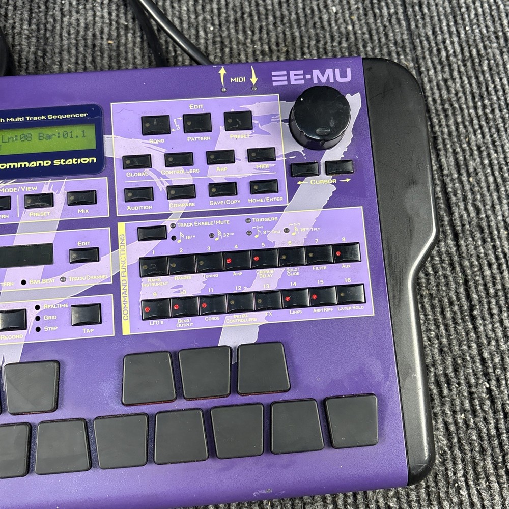 E-MU EMU MP-7 Command Station Synth Drum-Machine Groovebox WORKING!