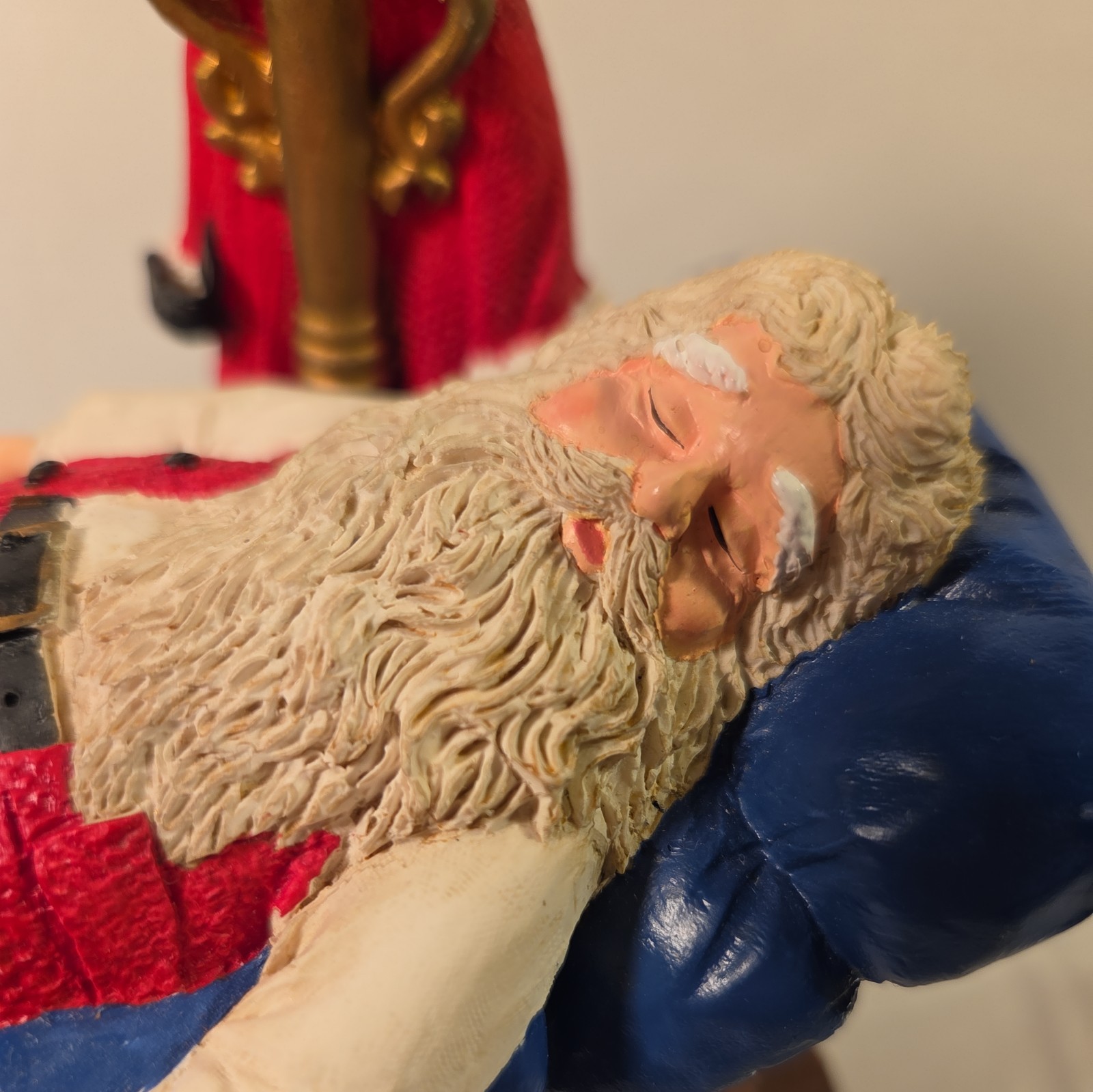 Christmas La-Z-Boy Santa Dog Sleeping Lazyboy Recliner 1994 Dec 26 Rare