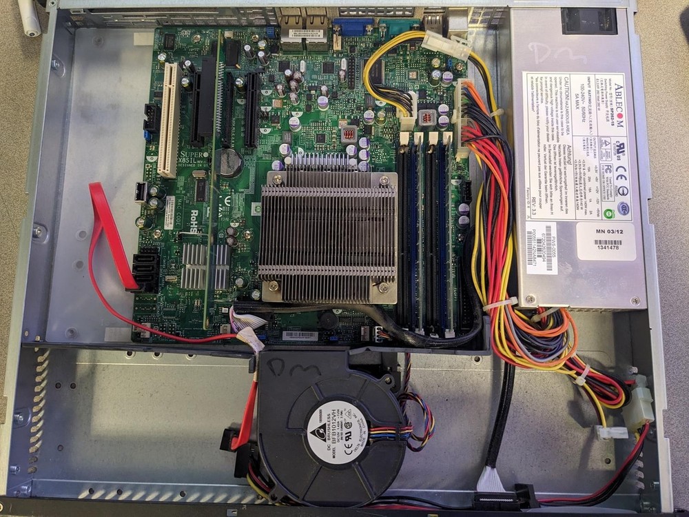 SUPERMICRO CSE-512 1U RACKMOUNT SERVER CHASSIS