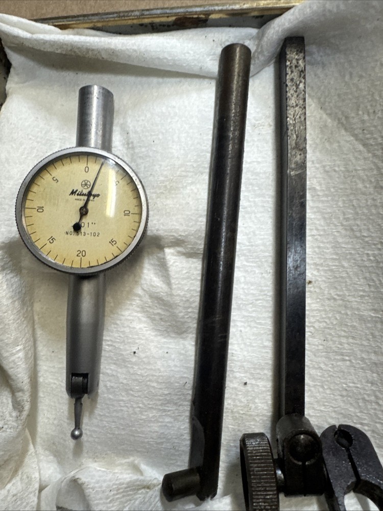 Mitutoyo No.513-102 Dial Test Indicator Workshop Precision Measuring Instrument