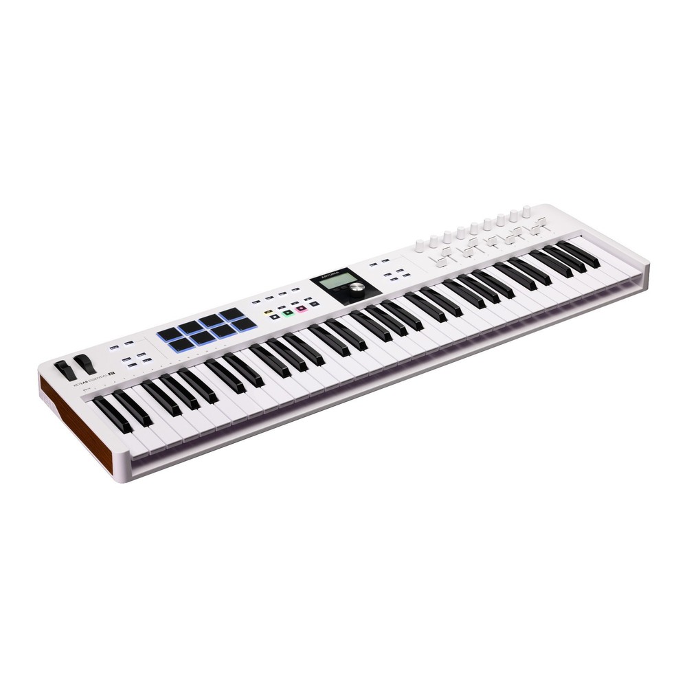 Arturia KeyLab Essential 61 mk3 MIDI Keyboard Controller with Stand Bundle
