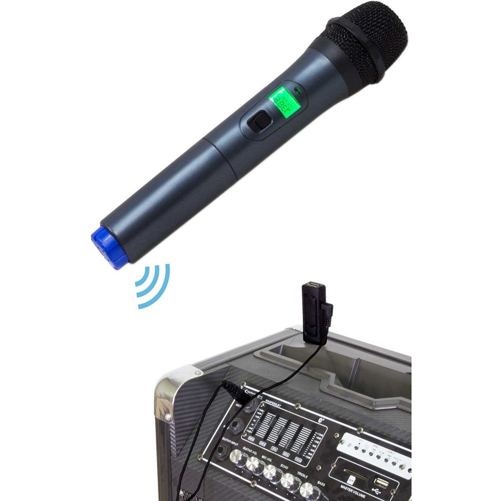 Technical Pro WMU99 Wireless Handheld UHF Microphone with USB Powered Receiver,