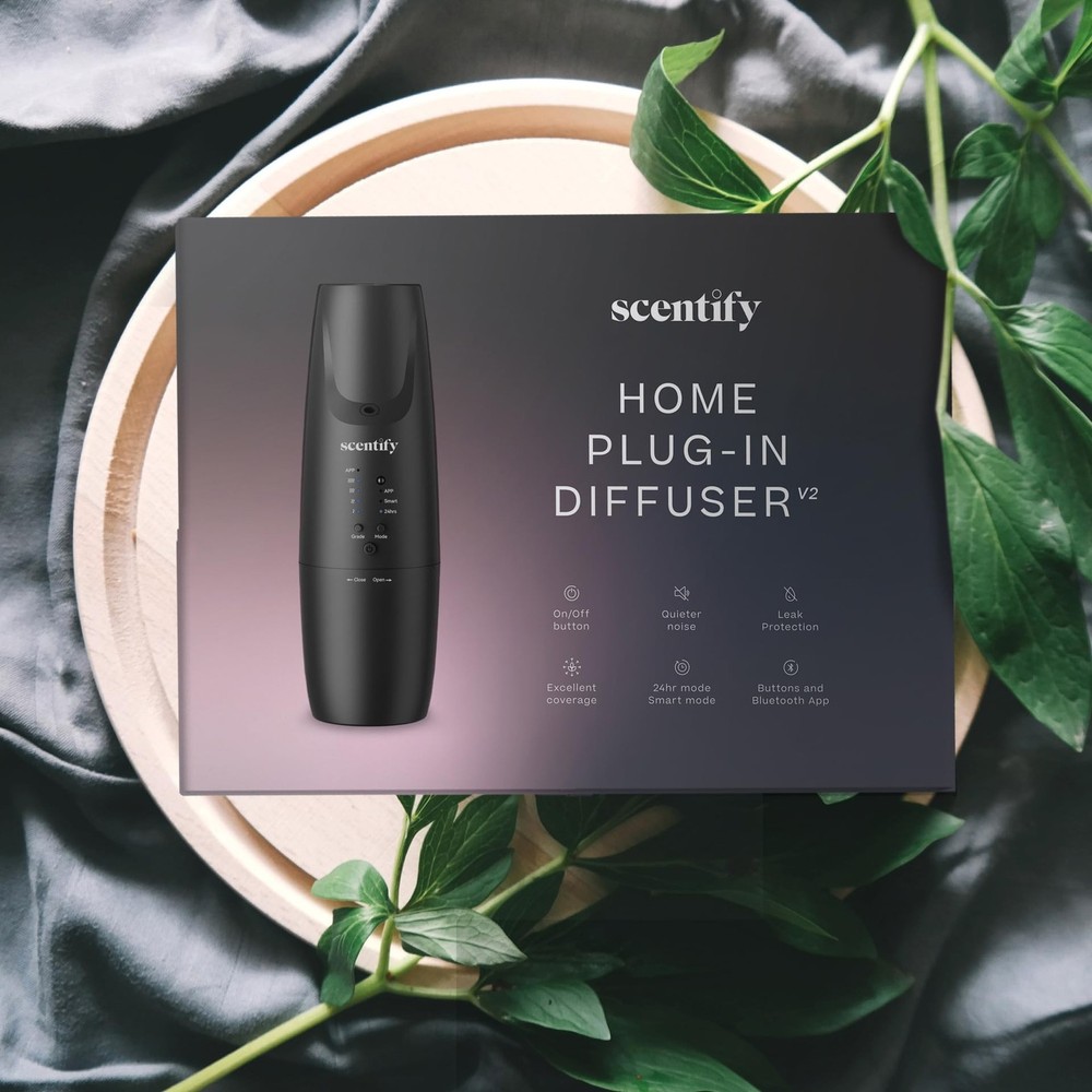 Scentify Plug-in Diffuser V2 - for Home, Office, Spa - Aromatherapy Bluetooth...