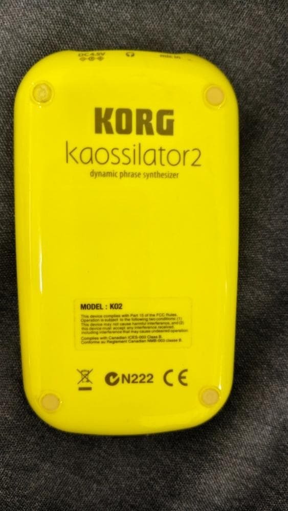 KORG Kaossilator 2 Yellow Tested