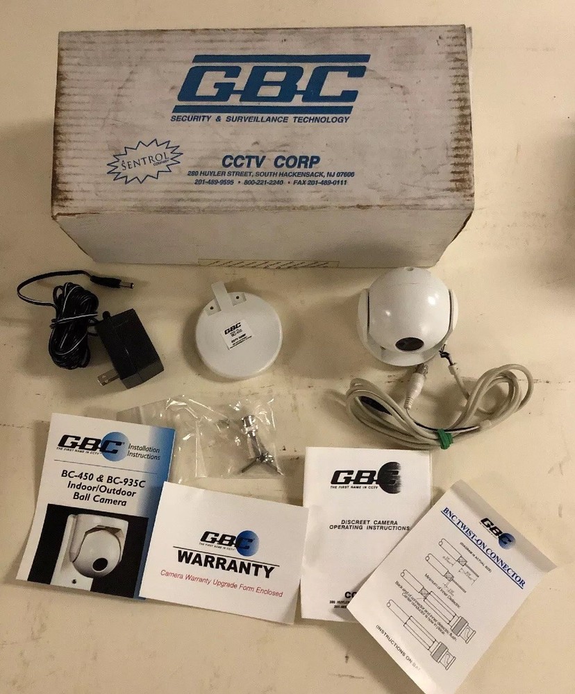 CBC BC-450 CCTV Color Dome Camera w/ Mount Bracket Open Box