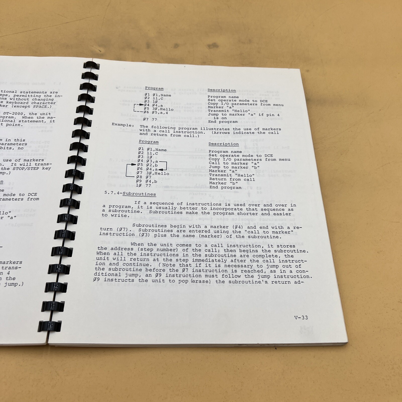 Dynatech Data Systems DYNA-Test 2000 (A) Instruction Manual Guide Book