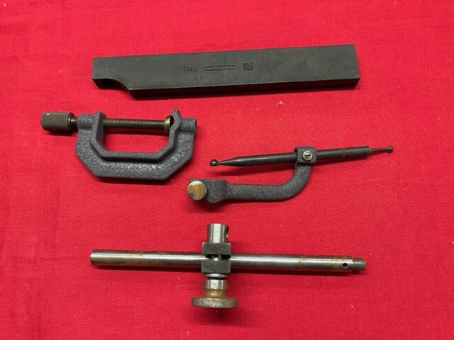 Brown & Sharpe 599-7740 Dial Indicator Set - Missing Indicator Vintage w/ box