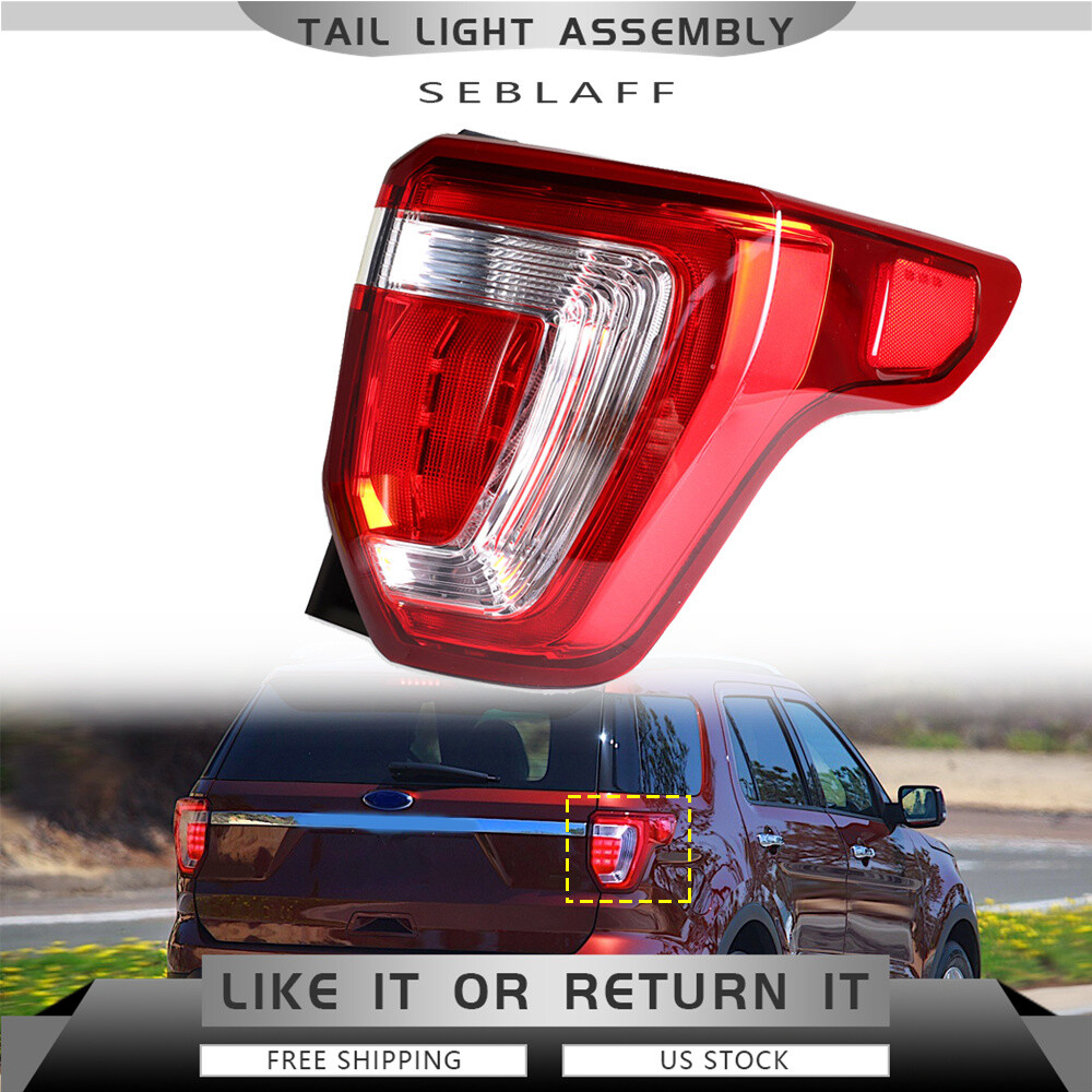 For Ford Explorer 2016-2019 Rear Tail Light Lamp Assembly Passenger Right Side