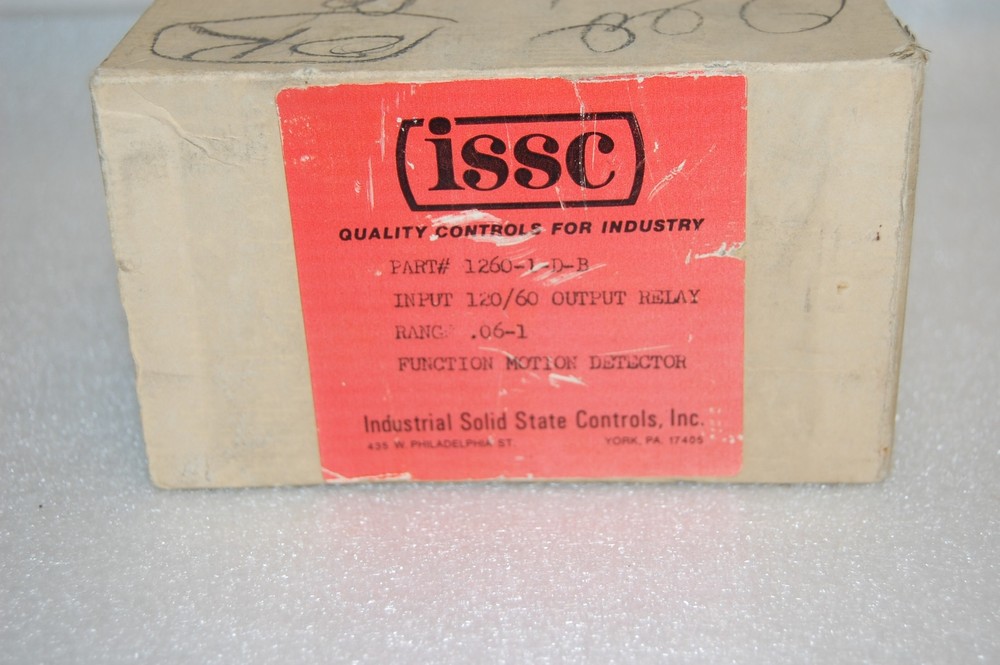 ISSC 1260-1DB MOTION DETECTOR
