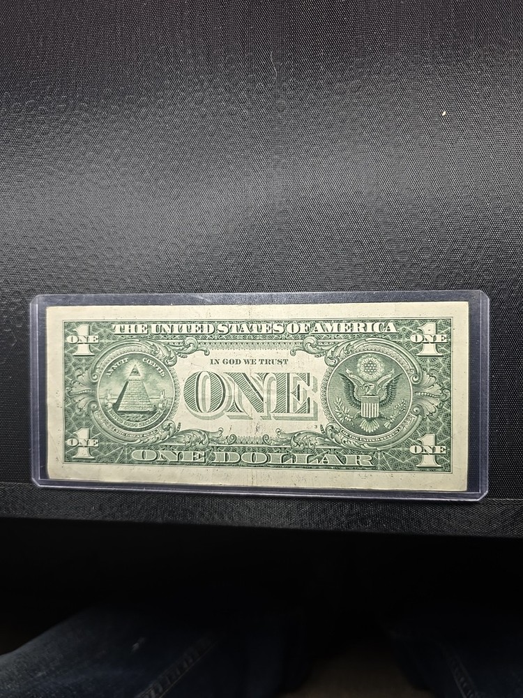 2021 Star Note Over Inking Error On Serial Number Dollar