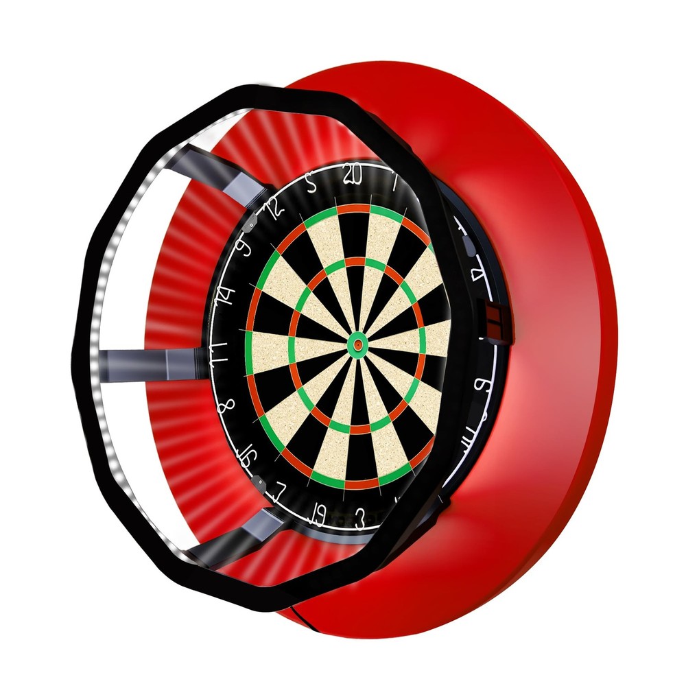 Pro Dartboard Lighting System - 360° Shadow-Free Dartboard LED Ring Light, No...