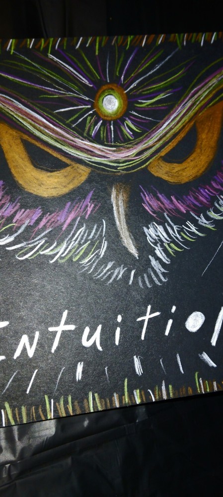 DALLY 🌘 Original pencil drawing OWL magic