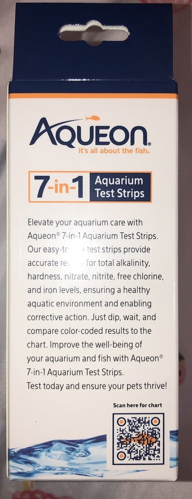 Aqueon 7-in-1 Aquarium Test Strips