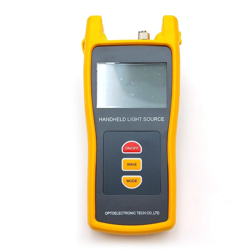 Handled Optical Light Source Optical Laser Source 1310/1550nm FTTH Testing Tools
