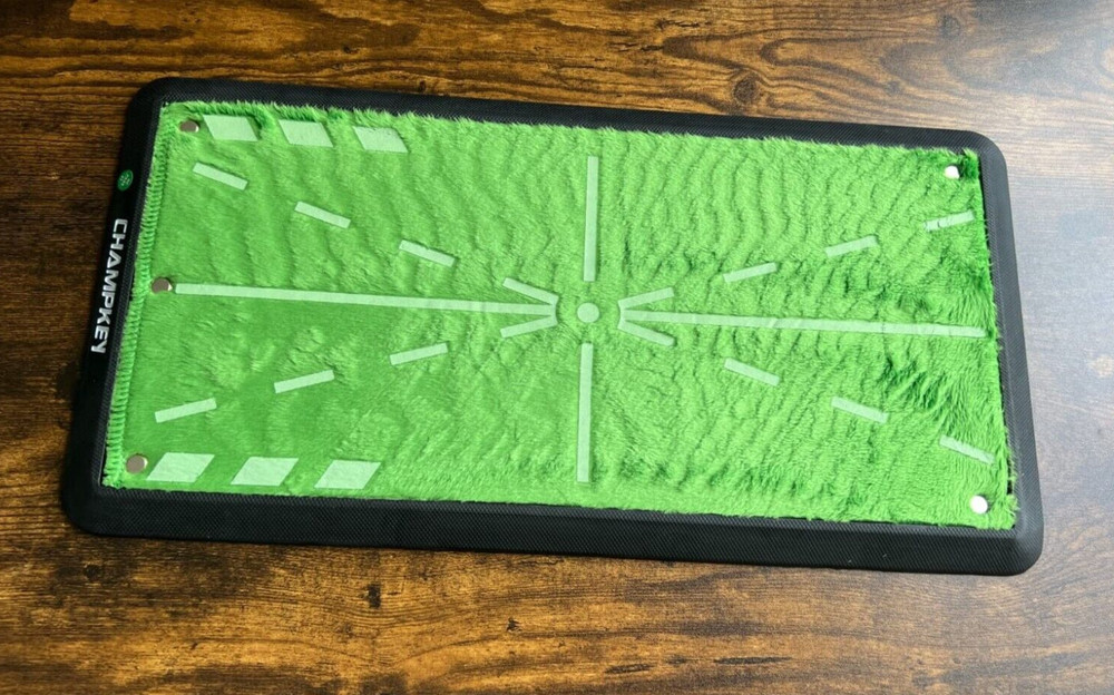 Premium Impact Golf Mat Upgraded Version Path Feedback Golf Practice Mat 8"x 17"