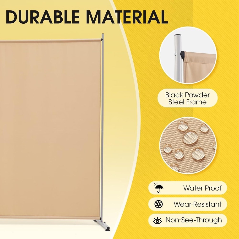 Single Large Panel Room Divider Privacy Screen Office Partition Separators