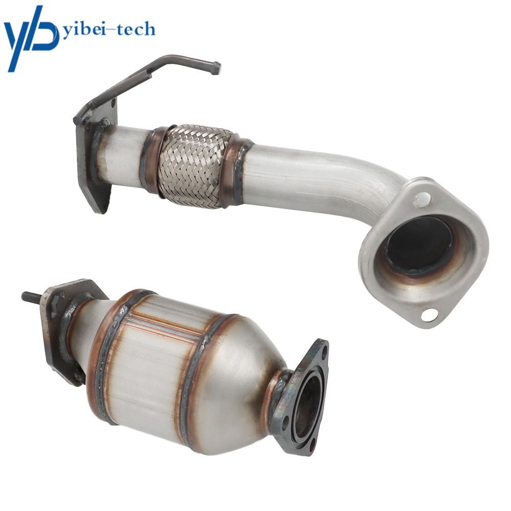 Rear Manifold Catalytic Converter & Flex Pipe For Honda Accord 2.4L 2008-2012