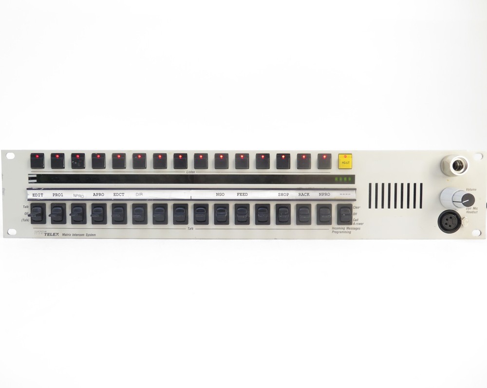 Telex RTS Systems KP96-4 Telex Matrix Intercom Key Panel, KP96