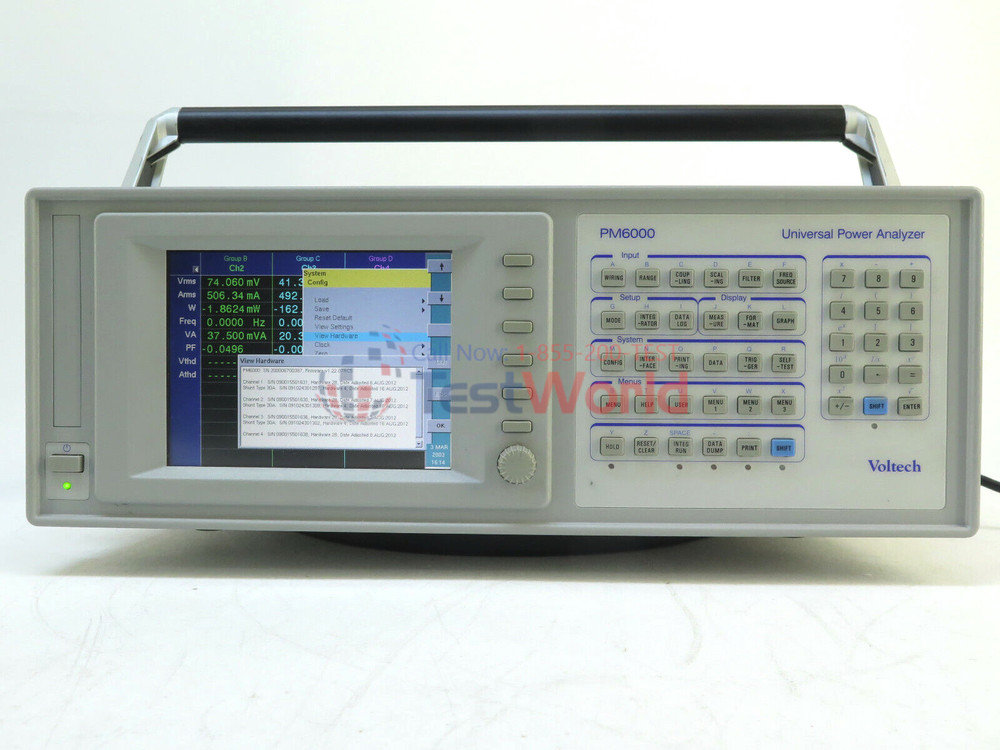 Voltech PM6000 Multi-Phase Power Analyzer 4 Channel