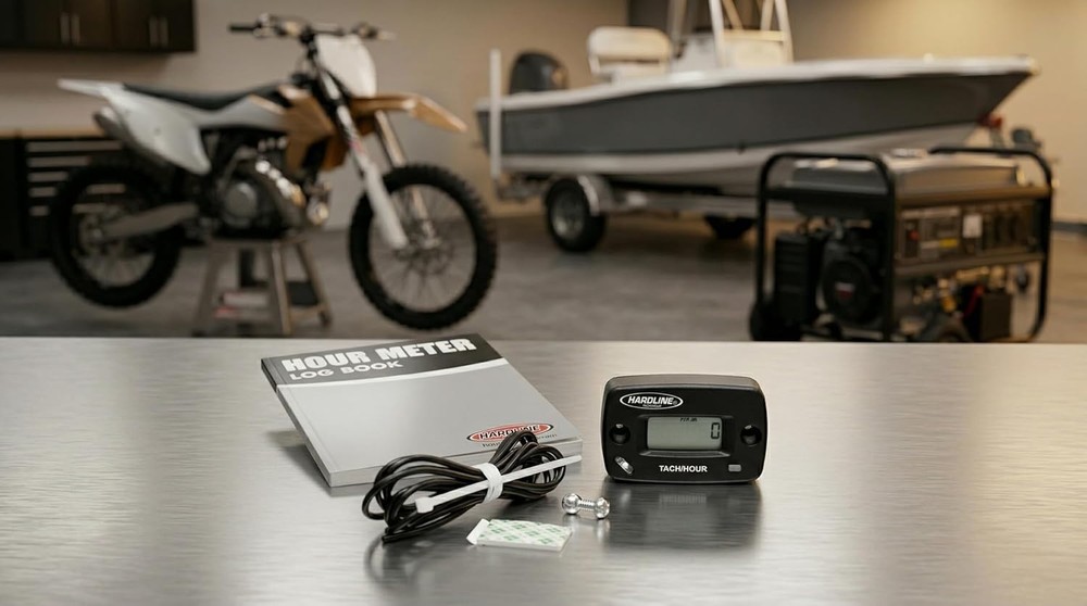 Durable Inductive Hour Meter - Fits Dirt Bikes/ATVs