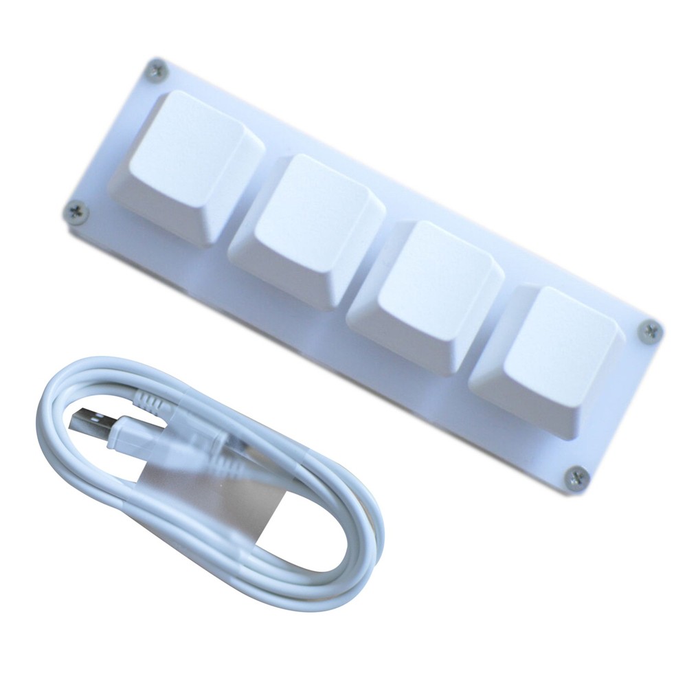 4Keys USB Mini Mechanical Keyboard DIY Custom Shortcut Macro Programmable Keypad