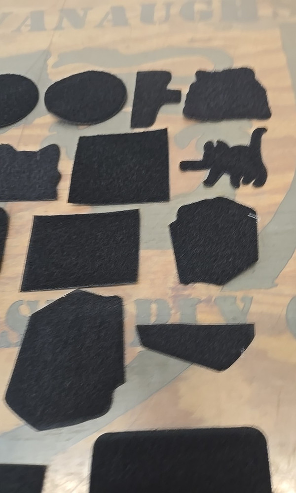 Salty Morale/Military Patch Sew-On Loop Panel Multiple Sizes 20pcs Lot #D2