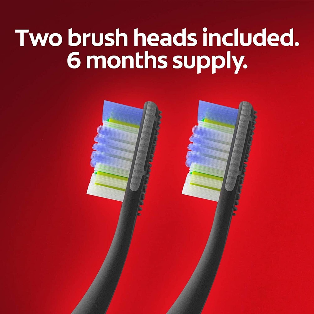 Colgate Keep Manual Toothbrush Whitening Starter Kit Replaceable(2 Pack)