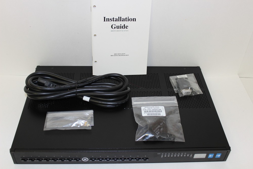 IBM 40H2589 RACKMOUNT REMOTE ASYNC NODE 16 PORT EIA-232 40H2588 NEW OPEN BOX